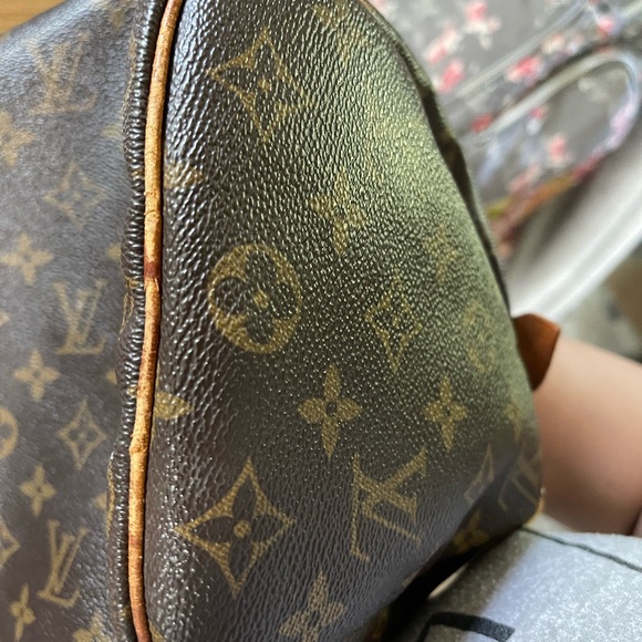Vintage 1993 authentic Louis Vuitton brown monogram speedy 25 bag - Picture 13 of 16